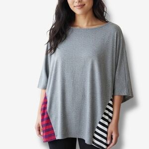 Alembika‎ | Mixed Media Swing Top Lagenlook Art To Wear Oversized Large
